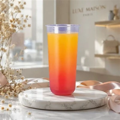 Vasos de batut de plàstic-U de 700 ml